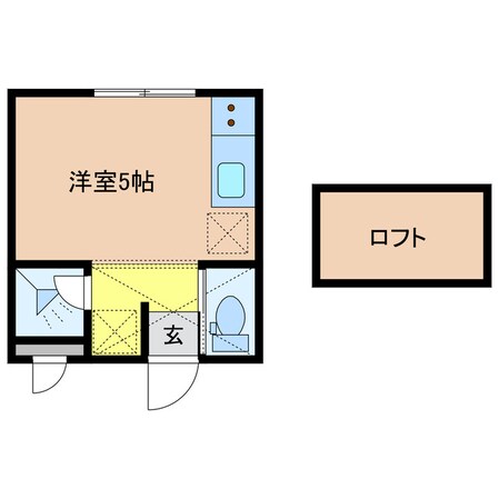 富田浜駅 徒歩5分 1階の物件間取画像